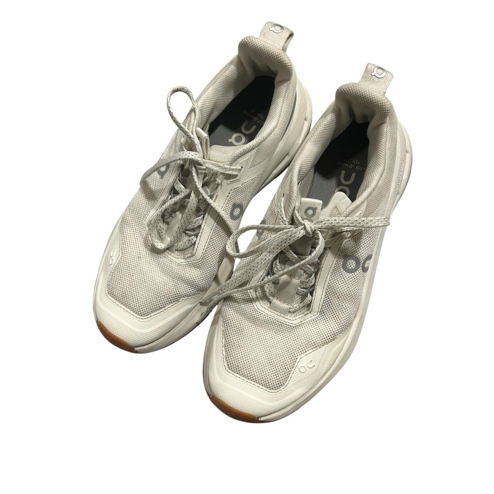 On Cloudnova Youth Running Shoes White Sand Gum US 5y EU 37.5 3YF30034332